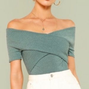 Brand New wrap crop top